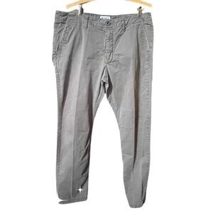 William Rast slim straight 36/32  dark moss green pants.